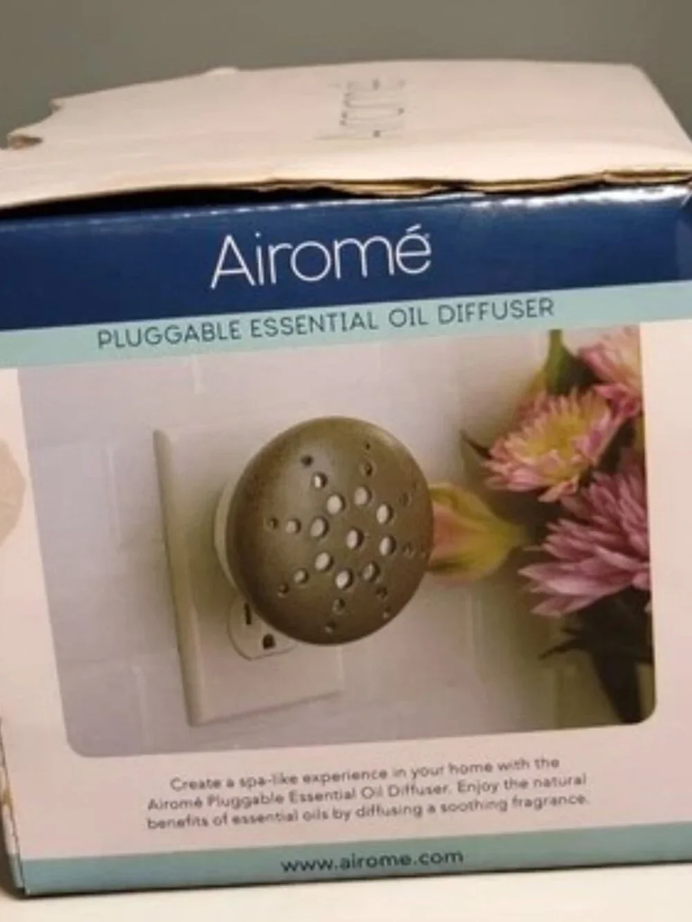 Airome Pluggable Essential Oil Diffuser - Spa Stone Night Light NIB